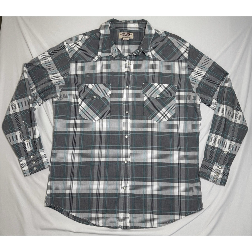 Vintage Big Mac J.C Penny Workwear Flannel Western Men's Size XL